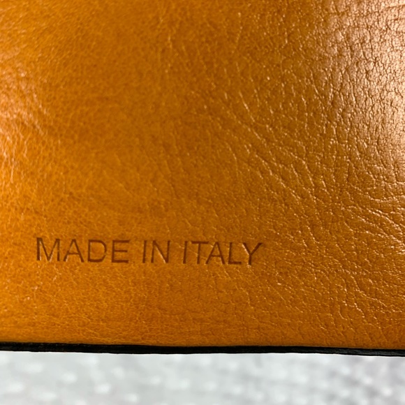 PRATESI FIRENZE Purse Crossbody Style Bruce Volterra in Cognac NWT - Picture 7 of 8
